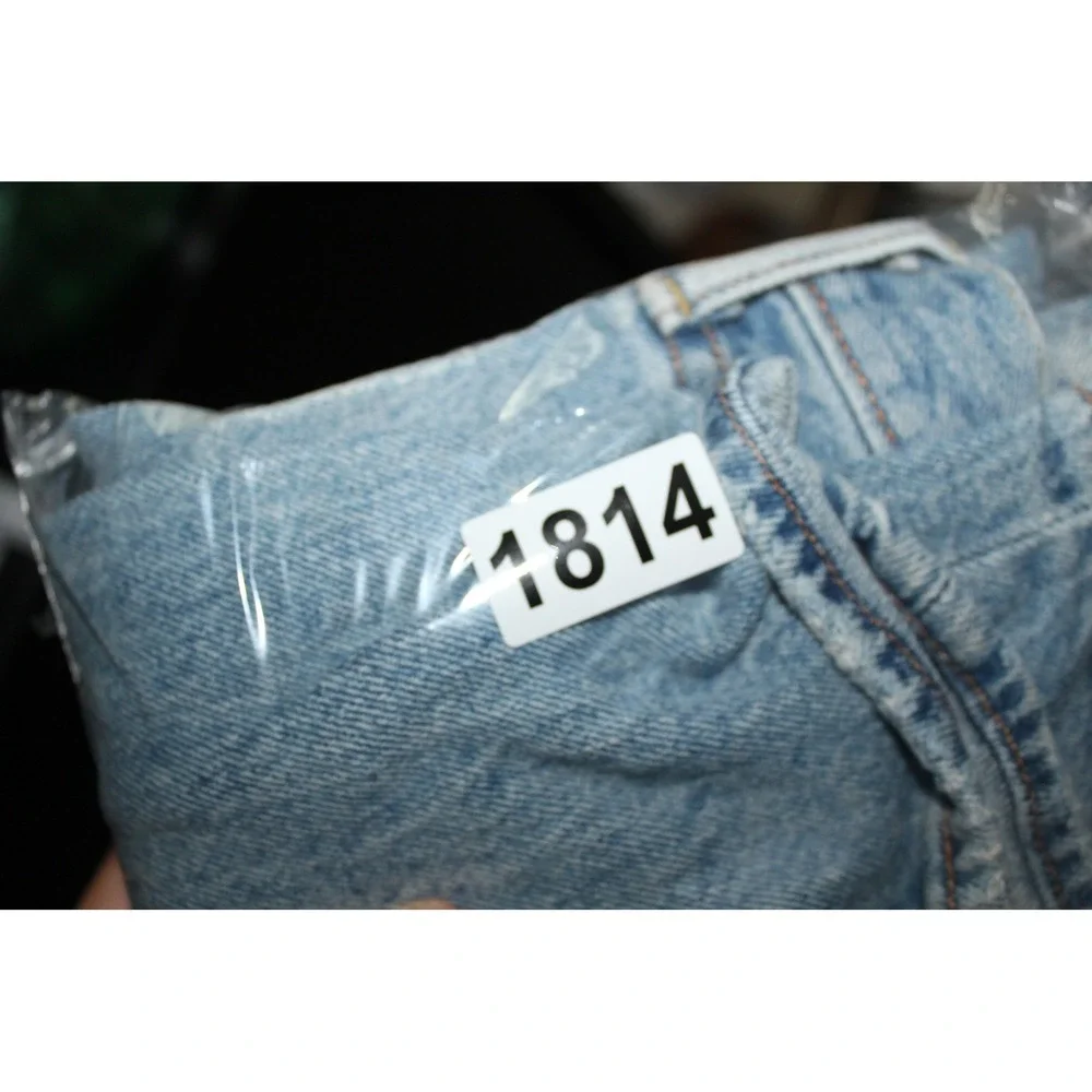 Levis 501 Original Fit Mens Light Wash Blue Straight Leg Jeans W34 L34 Classic